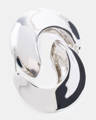 CRESCENT EARRINGS SILVER
