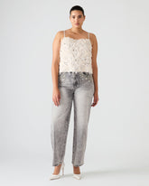 BLAKELYN FEATHER TOP IVORY