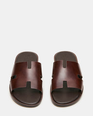 YUSSUF BROWN LEATHER