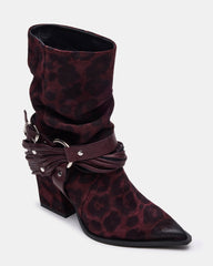 LAUPER RED LEOPARD