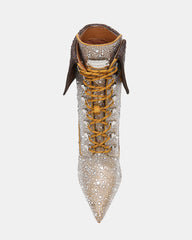 MORALS SILVER RHINESTONES